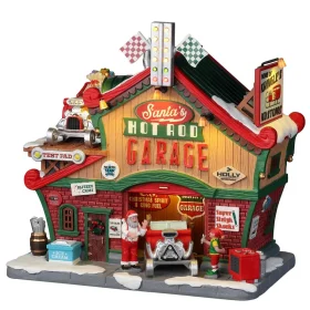 25863 - Santa'S Hot Rod Garage, With 4.5V Adaptor