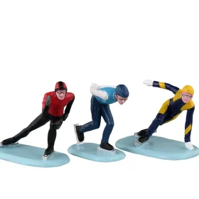 32217 - Speed Skaters, Set Of 3