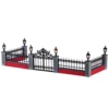 54303 - Lighted Wrought Iron Fence, Set Of 5
